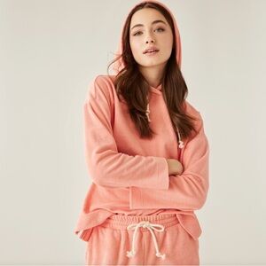 Love & Lore Women's Organic Cotton Hoodie and Shorts Set, new with tags